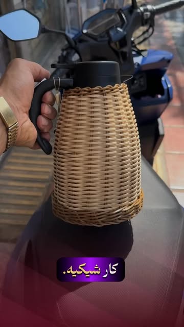 فلاکس چای برند المرجان بدون شیشه استیل ۳۱۶